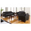Alera® Alera Reception Lounge Furniture, Loveseat, 55.5w x 31.5d x 32h, Black Thumbnail 4
