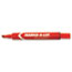 Marks-A-Lot® Large Desk-Style Permanent Marker, Chisel Tip, Red Thumbnail 1
