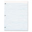 TOPS™ Three-Hole Punched Pad, Legal Rule, 8-1/2 x 11, White, 50-Sheet Pads/Pack, Dz. Thumbnail 1