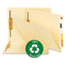 Smead B Style Fastener File Folders, Straight Tab, Letter, Manila, 50/Box Thumbnail 2