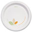 SOLO® Cup Company Bare Paper Eco-Forward Dinnerware, 8 1/2" Plate, Green/Tan, 250/Carton Thumbnail 1