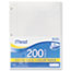 Mead® Filler Paper, 3 Hole Punch, 15lb, College Rule, 11 x 8 1/2, White, 200 Sheets Thumbnail 1