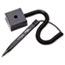 MMF Industries™ Wedgy Secure Ballpoint Stick Coil Pen with Square Base, Black Ink, Fine Thumbnail 1