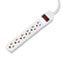Innovera® Six-Outlet Power Strip, 6 ft Cord, 1.94 x 10.19 x 1.19, Ivory Thumbnail 2