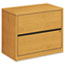 HON® 10500 Series Two-Drawer Lateral File, 36w x 20d x 29-1/2h, Harvest Thumbnail 1