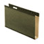 Pendaflex® Reinforced 2" Extra Capacity Hanging Folders, Legal, Standard Green, 25/Box Thumbnail 1
