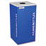 Ex-Cell Kaleidoscope Collection Recycling Receptacle, 24gal, Royal Blue Thumbnail 1