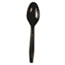 Boardwalk Heavyweight Polystyrene Cutlery, Teaspoon, Black, 1000/Carton Thumbnail 3