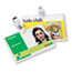Fellowes Punched ID Card/Clip Glossy Laminating Pouches, 3.88 in W, 5 mil Thickness, 25/Pack Thumbnail 2