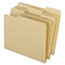 Pendaflex® Earthwise Recycled Colored File Folders, 1/3 Top Tab, Letter, Natural, 100/BX Thumbnail 1