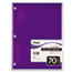 Mead® Spiral Bound Notebook, Perforated, College Rule, 8 x 10 1/2, White, 70 Sheets Thumbnail 7