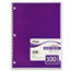 Mead® Spiral Bound Notebook, Perforated, Wide Rule, 10 1/2 x 8, White, 100 Sheets Thumbnail 7