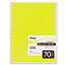 Mead® Spiral Bound Notebook, Perforated, College Rule, 8 x 10 1/2, White, 70 Sheets Thumbnail 2
