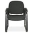 Alera Alera Genaro Series Half-Back Sled Base Guest Chair, 25" x 24.80" x 33.66", Black Thumbnail 5