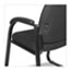 Alera Alera Genaro Series Half-Back Sled Base Guest Chair, 25" x 24.80" x 33.66", Black Thumbnail 3