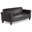 Alera Alera Reception Lounge Furniture, 3-Cushion Sofa, 77w x 31.5d x 32h, Black Thumbnail 2