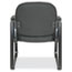 Alera Alera Genaro Series Half-Back Sled Base Guest Chair, 25" x 24.80" x 33.66", Black Thumbnail 2