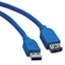 Tripp Lite USB 3.0 Extension Cable, A/A, 6 ft., Blue Thumbnail 1