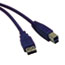 Tripp Lite USB 3.0 Device Cable, A/B, 15 ft., Blue Thumbnail 1