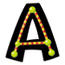 TREND® Ready Letters Alpha-Beads Letter Combo Pack, Black,Multiple Colors, 4"h, 216/Set Thumbnail 3