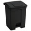 Safco® Large Capacity Plastic Step-On Receptacle, 23gal, Black Thumbnail 1