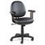 Alera Alera Interval Series Swivel/Tilt Task Chair, Bonded Leather Seat/Back, Up to 275 lb, 18.11" to 23.22" Seat Height, Black Thumbnail 6