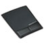 Fellowes® Memory Foam Wrist Rest w/Attached Mouse Pad, Black Thumbnail 1