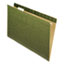 Pendaflex® Reinforced Hanging File Folders, 1/5 Tab, Legal, Standard Green, 25/Box Thumbnail 1