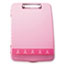 Officemate Breast Cancer Awareness Clipboard Box, 3/4" Capacity, 8 1/2 x 11, Pink Thumbnail 2