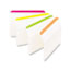 Post-it® Tabs Angled Tabs, 2 x 1 1/2, Striped, Assorted Brights, 24/Pack Thumbnail 2