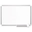 MasterVision Ruled Planning Board, 48x36, White/Silver Thumbnail 1