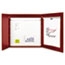 MasterVision Conference Cabinet, Porcelain Magnetic, Dry Erase, 48 x 48, Cherry Thumbnail 2
