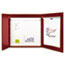 MasterVision Conference Cabinet, Porcelain Magnetic, Dry Erase, 48 x 48, Cherry Thumbnail 4