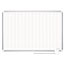 MasterVision Grid Planning Board, 1x2" Grid, 48x36, White/Silver Thumbnail 1
