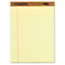 TOPS™ The Legal Pad Ruled Perforated Pads, 8 1/2 x 11 3/4, Canary, 50 Sheets, Dozen Thumbnail 1