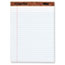 TOPS™ The Legal Pad Ruled Perforated Pads, 8 1/2 x 11 3/4, White, 50 Sheets Thumbnail 1