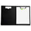 Baumgartens Portfolio Clipboard With Low-Profile Clip, 1/2" Capacity, 8 1/2 x 11, Black Thumbnail 3