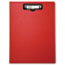 Baumgartens Portfolio Clipboard With Low-Profile Clip, 1/2" Capacity, 8 1/2 x 11, Red Thumbnail 1
