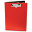 Baumgartens Portfolio Clipboard With Low-Profile Clip, 1/2" Capacity, 8 1/2 x 11, Red Thumbnail 3