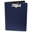 Baumgartens Portfolio Clipboard With Low-Profile Clip, 1/2" Capacity, 8 1/2 x 11, Blue Thumbnail 3