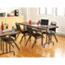 Alera® Wood Folding Table, Rectangular, 72w x 29 3/4d x 29h, Walnut Thumbnail 4