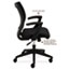 HON Basyx Mesh Mid-Back Task Chair, Center-Tilt, Tension, Lock, Fixed Arms, Black Thumbnail 6