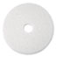 3M™ Super Polish Floor Pad 4100, 19", White, 5/Carton Thumbnail 1