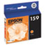 Epson® T159920 (159) UltraChrome Hi-Gloss 2 Ink, Orange Thumbnail 1