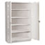 Tennsco Jumbo Steel Storage Cabinet, 48w x 24d x 78h, Light Gray Thumbnail 2