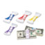 MMF Industries Self-Adhesive Currency Straps, Blue, $100 in Dollar Bills, 1000 Bands/Pack Thumbnail 3