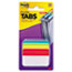 3M™ Angled Tabs, 2 x 1 1/2, Solid, Aqua/Lime/Red/Yellow, 24/Pack Thumbnail 2