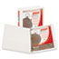 Samsill Speedy Spineâ„¢ Time Saving/Easy Spine Label Inserting 1/2" View Binder, 3 Ring, White Thumbnail 1