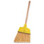 Weiler® Angle Broom, Flagged Plastic Bristles, 7-1/2" - 6" Bristles, 54" Length Thumbnail 1