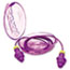 Moldex® Rockets Reusable Earplugs, Corded, 27NRR, Purple/Bright Green, 50 Pairs Thumbnail 1